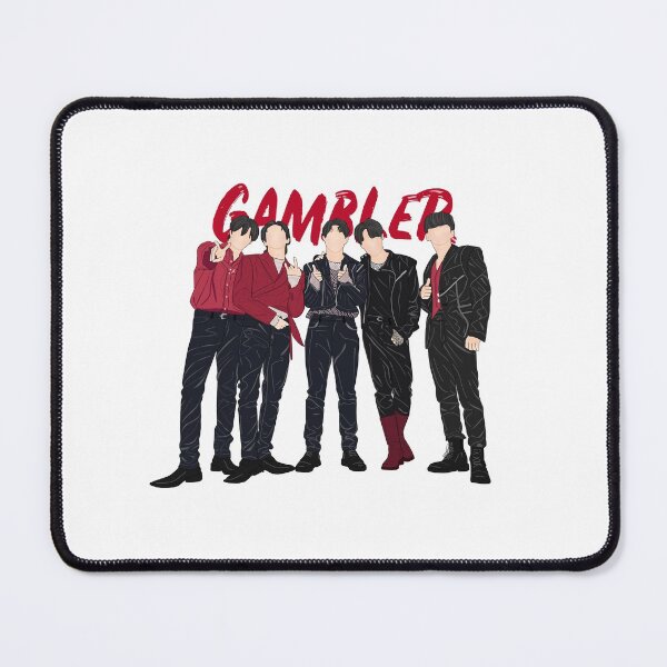 Item preview, Monsta X Gambler Vector Art Sticker designed and sold by cinxart.