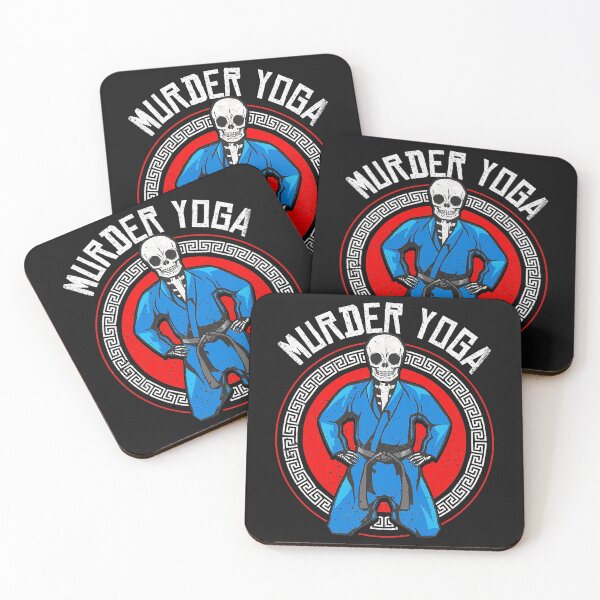 Item preview, Brazilian Jiu Jitsu BJJ Skeleton Murder Yoga Jiu designed and sold by SeanDoke.