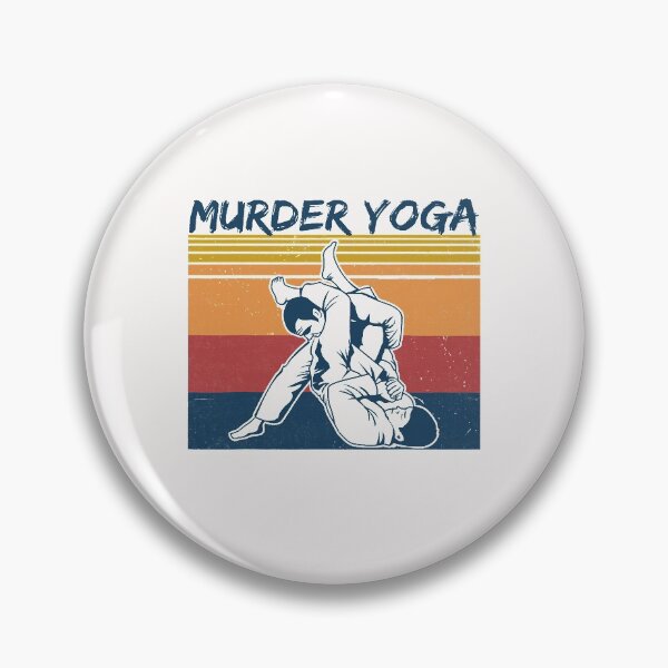 Item preview, Brazilian Jiu Jitsu Funny Murder Yoga Vintage designed and sold by SeanDoke.