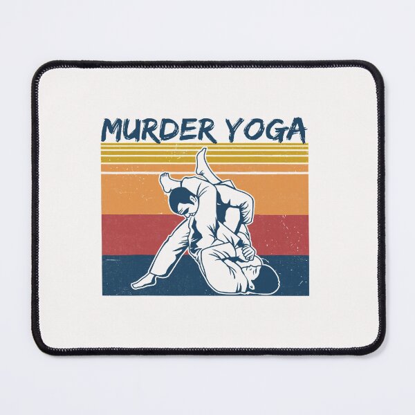 Item preview, Brazilian Jiu Jitsu Funny Murder Yoga Vintage designed and sold by SeanDoke.