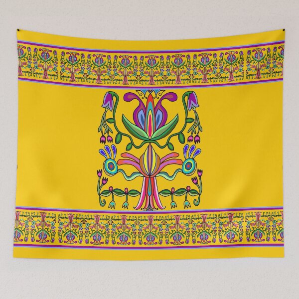 Item preview, Bright Flowers on Yellow designed and sold by KarenDeLeary.