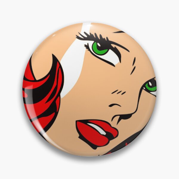 Item preview, Comic Girl Red Head Pop-Art designed and sold by Nance929.