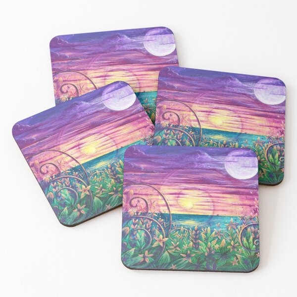 Item preview, Twilight Dreaming, beautiful and atmospheric view showing land, sky and sea. designed and sold by SarahOyetunde.