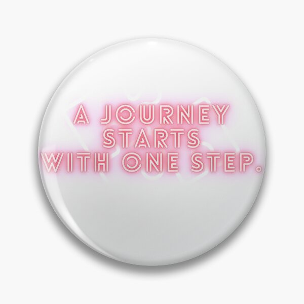 Item preview, MOTIVATION T-SHIRT - A JOURNEY STARTS WITH ONE STEP designed and sold by EverythingMaria.