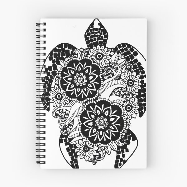 Item preview, Flower Turtle No Color designed and sold by Thathennagirl.