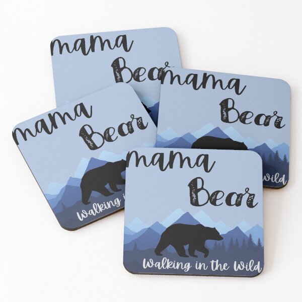 Item preview, Mama bear walking in the wild designed and sold by BronikowskiART.