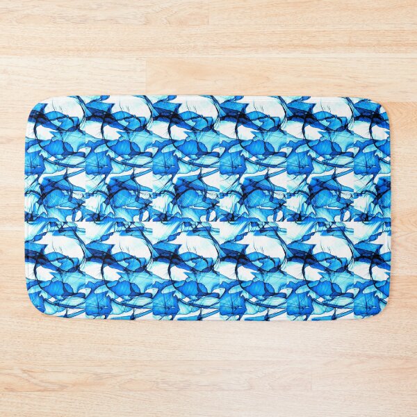 Item preview, Abstract blue pattern  designed and sold by Creativeart1974.