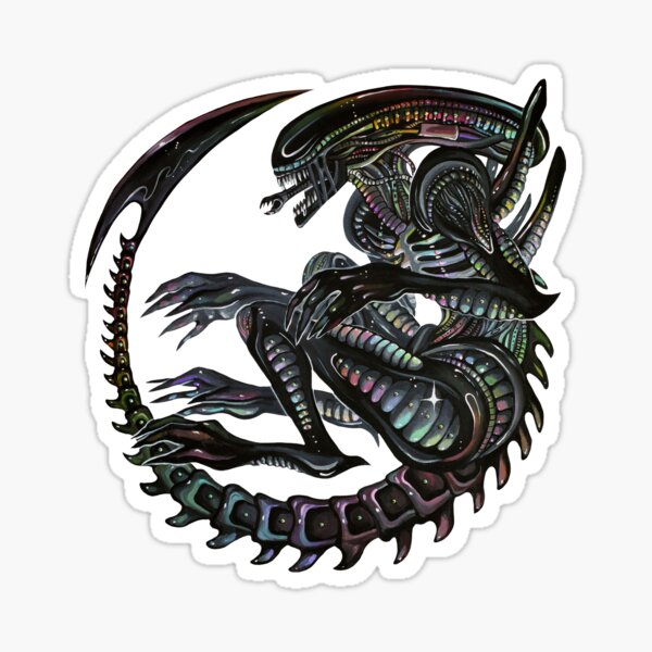Dark Alien Sticker