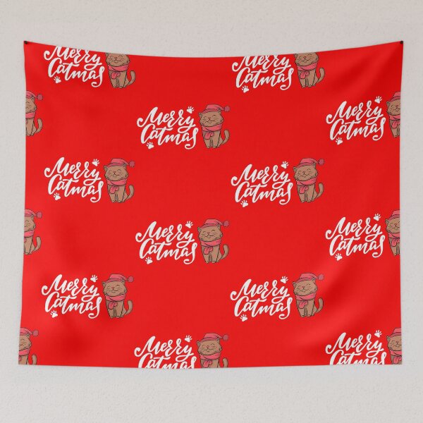 Item preview, Merry Catmas White Wording  designed and sold by GabyVGalindo.