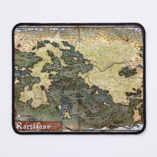 Item preview, Annotated Map of Kartakass Domain of Dread for Dungeons and Dragons designed and sold by DGthenew1D.