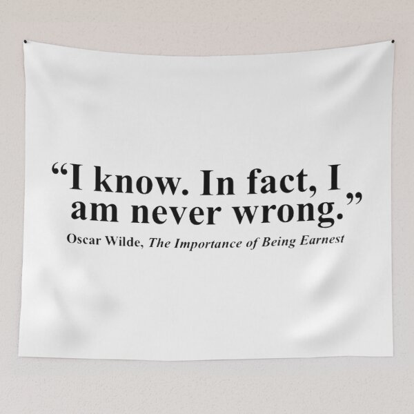 Item preview, The Importance Of Being Earnest Oscar Wilde designed and sold by radiantdark.