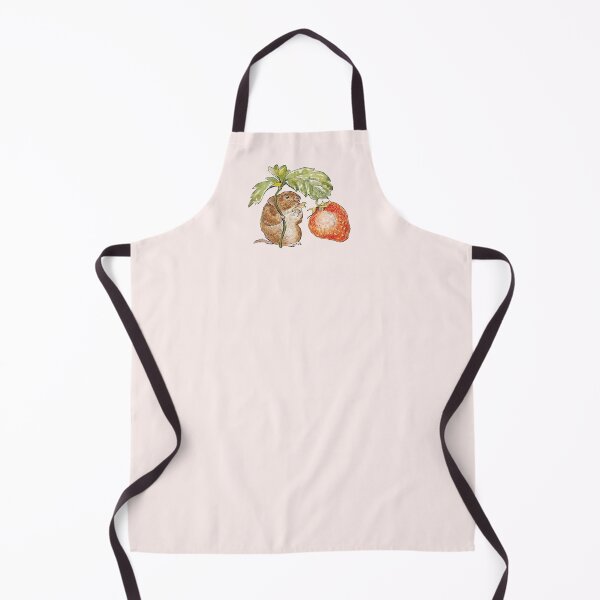 Item preview, Beatrix Potter Timmy Willie Country Mouse with Strawberry Illustration designed and sold by Pinkmagenta.