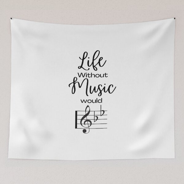 Item preview, Life Without Music Would Be Flat designed and sold by ComplicatedEase.