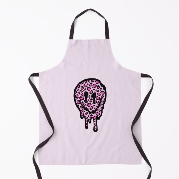Item preview, Pink Leopard Drippy Smiley Face designed and sold by samantha brachman.