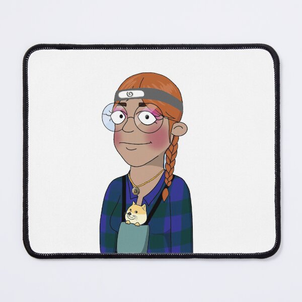 Item preview, CryptoMom #3344 wear glasses kind  mother Twist braid designed and sold by PetTotem.