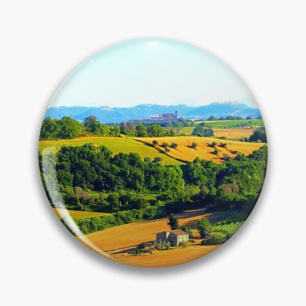 Item preview, Scenery in Campofilone with gentle rolling hills designed and sold by Kristina Drozd.