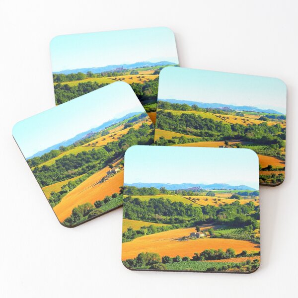 Item preview, Scenery in Campofilone with gentle rolling hills designed and sold by Kristina Drozd.