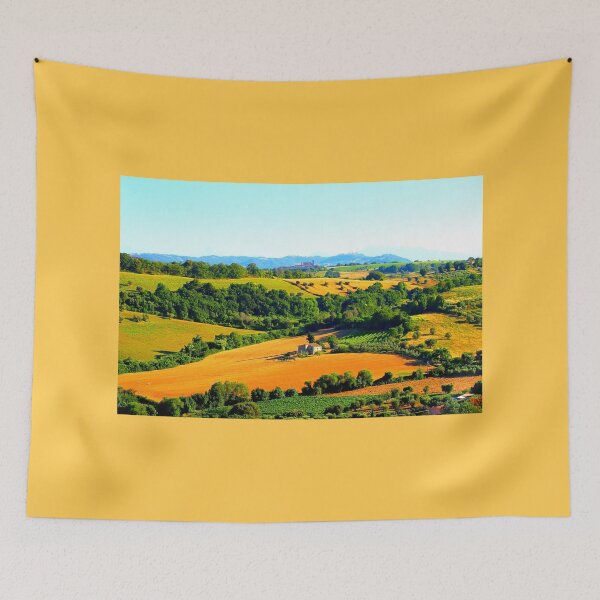 Item preview, Scenery in Campofilone with gentle rolling hills designed and sold by Kristina Drozd.