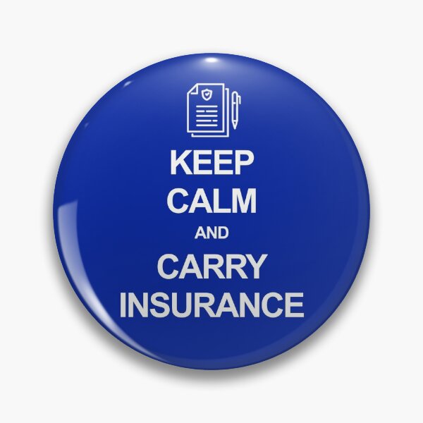 Item preview, Keep calm and carry insurance designed and sold by Occupant9.