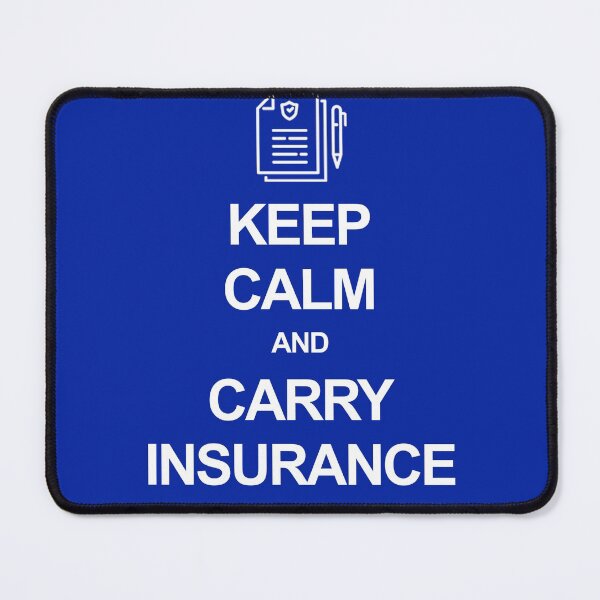 Item preview, Keep calm and carry insurance designed and sold by Occupant9.