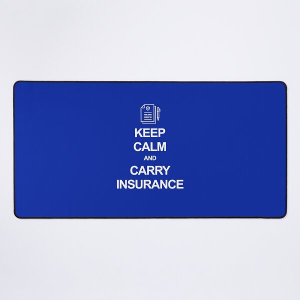 Item preview, Keep calm and carry insurance designed and sold by Occupant9.