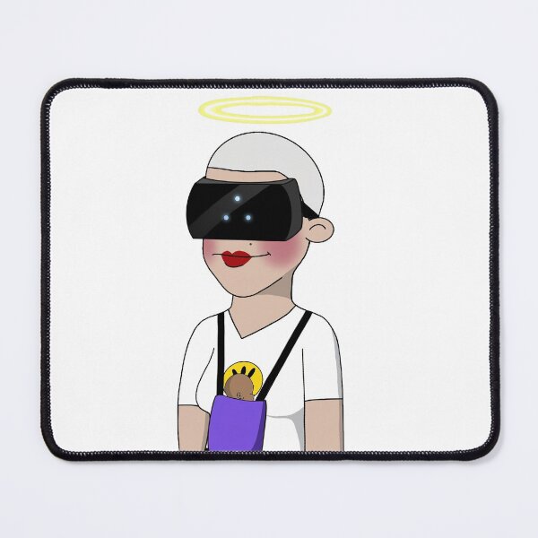 Item preview, CryptoMom #3391 glasses kind  mother Virtual Reality Angel halo designed and sold by PetTotem.