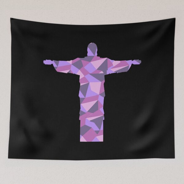 Item preview, Stainglass Jesus - Purple designed and sold by SilkenDove.