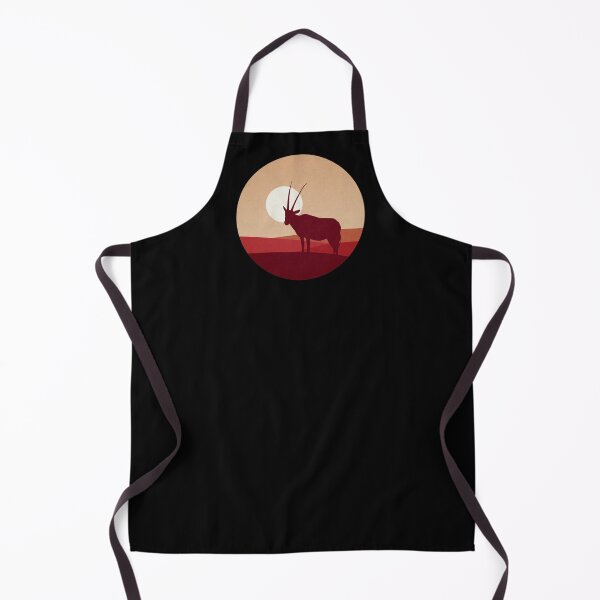 Item preview, Gemsbok Antelope Desert Horizon Flat Landscape designed and sold by Astral Prints.