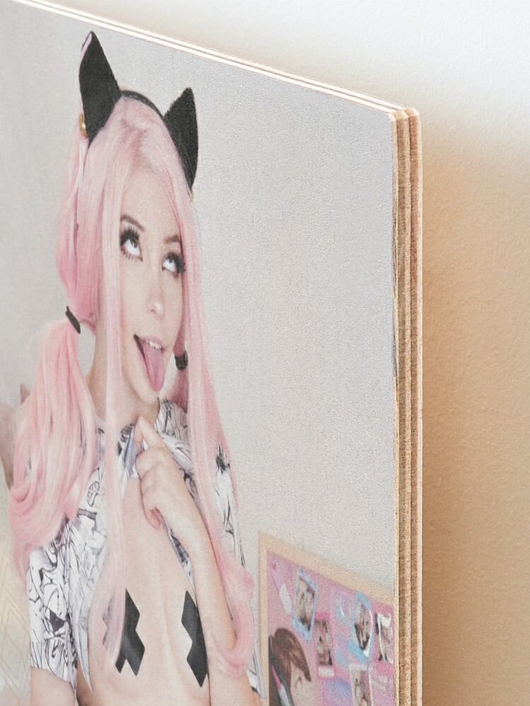 Belle Delphine metal hanging wall sign