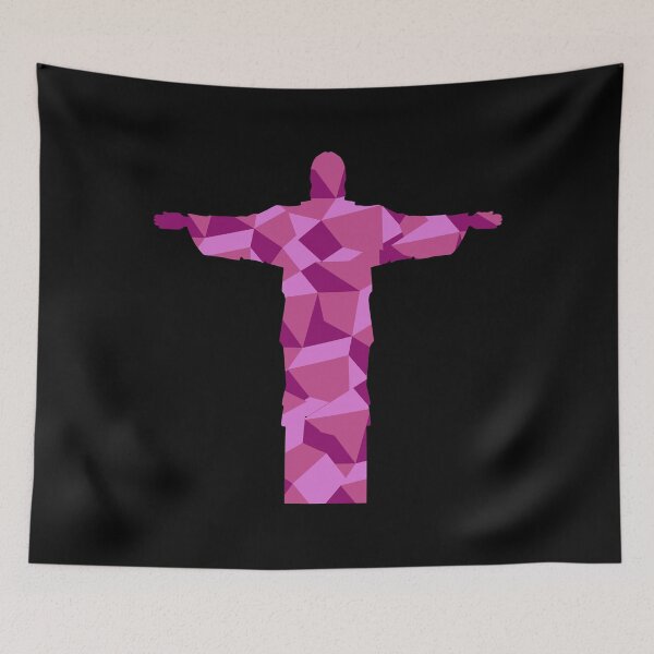 Item preview, Stainglass Jesus - Pink designed and sold by SilkenDove.