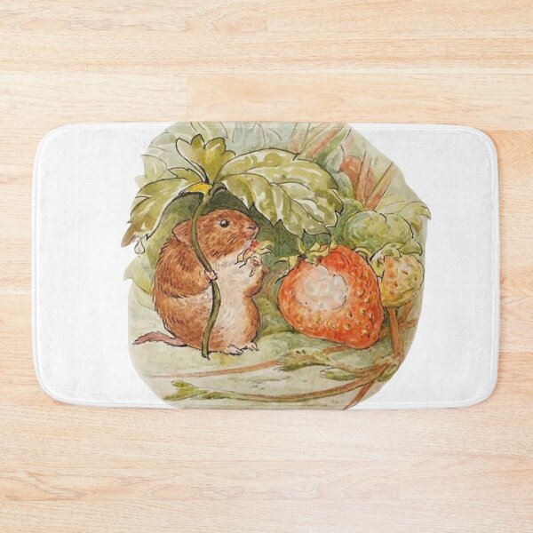 Item preview, Copy of Beatrix Potter Timmy Willie Country Mouse with Strawberry Illustration  designed and sold by Pinkmagenta.