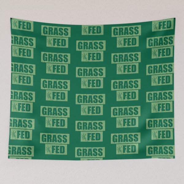 Item preview, Grass Fed (distressed design) designed and sold by siggyspatsky.