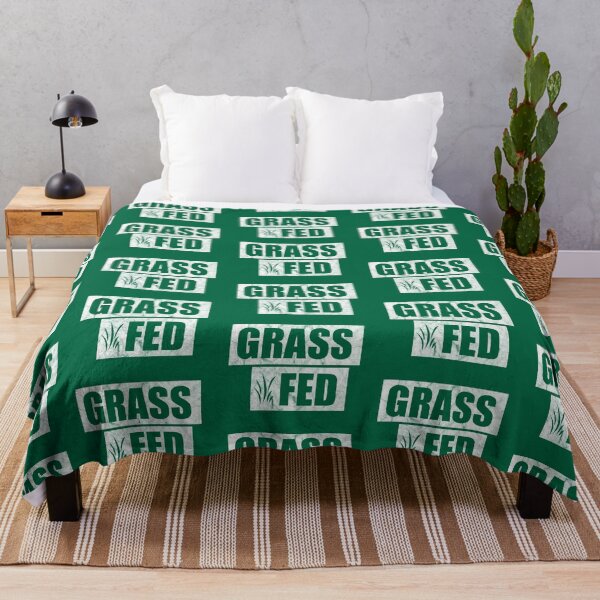 Item preview, Grass Fed (distressed design) designed and sold by siggyspatsky.