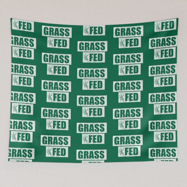 Item preview, Grass Fed (distressed design) designed and sold by siggyspatsky.
