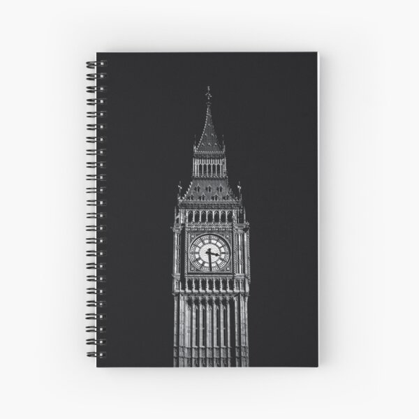 Clock Tower Spiral Notebook
