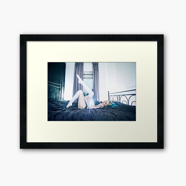 Badmen bed Framed Art Print