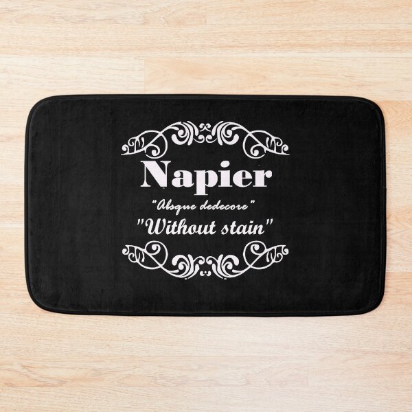 Item preview, Napier Surname family name last name motto designed and sold by BagTown Clans.