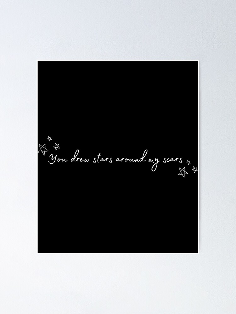 "Taylor Swift Cardigan Lyrics You Drew Stars Around My Scars
