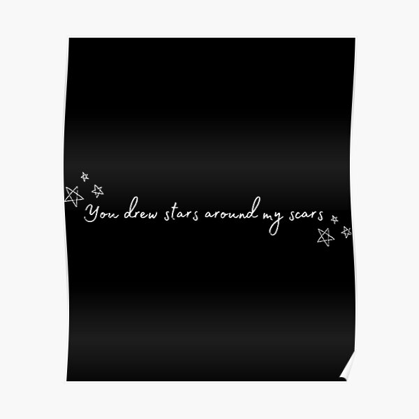 "Taylor Swift Cardigan Lyrics You Drew Stars Around My Scars