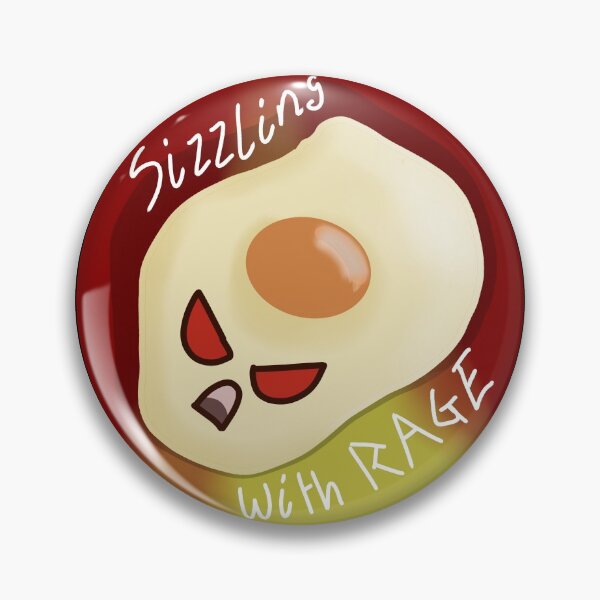 Item preview, Angry Egg (Sizzling with RAGE!!!) designed and sold by ArcherLewys.