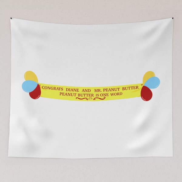 Item preview, Congrats Diane and Mr. Peanutbutter designed and sold by HazeBeanDesigns.