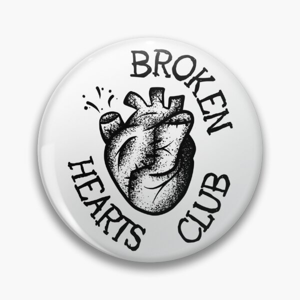 Item preview, BROKEN HEARTS CLUB designed and sold by Lavinia Meyer Ink.