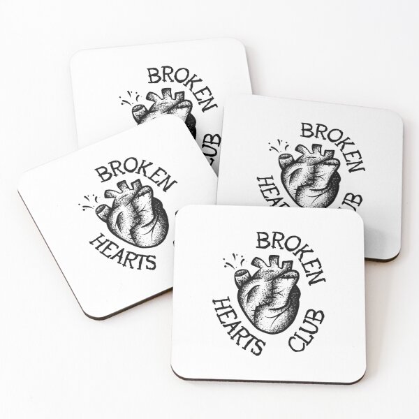 Item preview, BROKEN HEARTS CLUB designed and sold by Lavinia Meyer Ink.