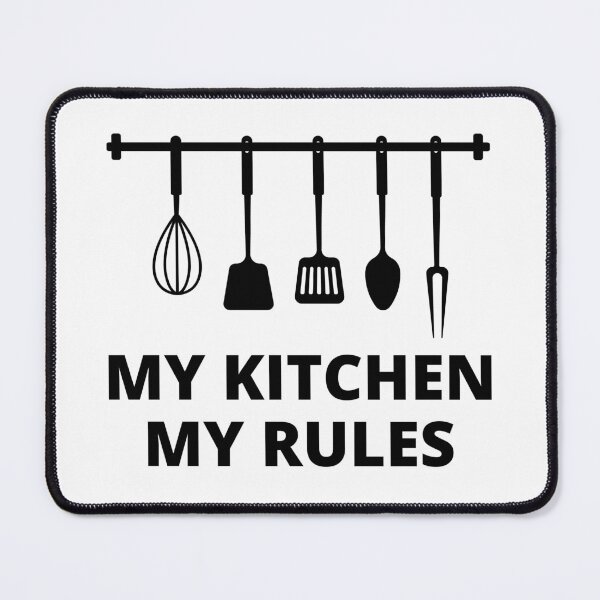 Item preview, My Kitchen My Rules Cooking Gift Funny Culinary designed and sold by TastefulTees.
