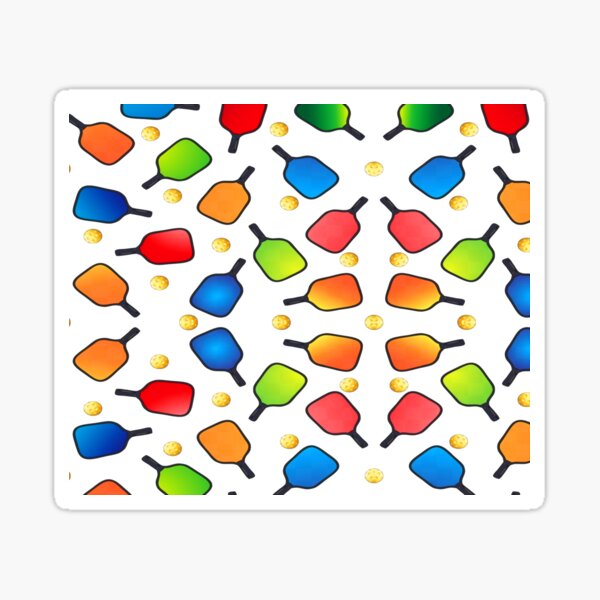 Item preview, Pickleball - Paddle And Ball Colorfull designed and sold by SisileeGift.