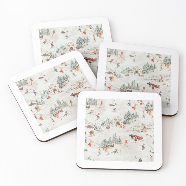 Item preview,  Winter Ski Vintage Color designed and sold by SisileeGift.