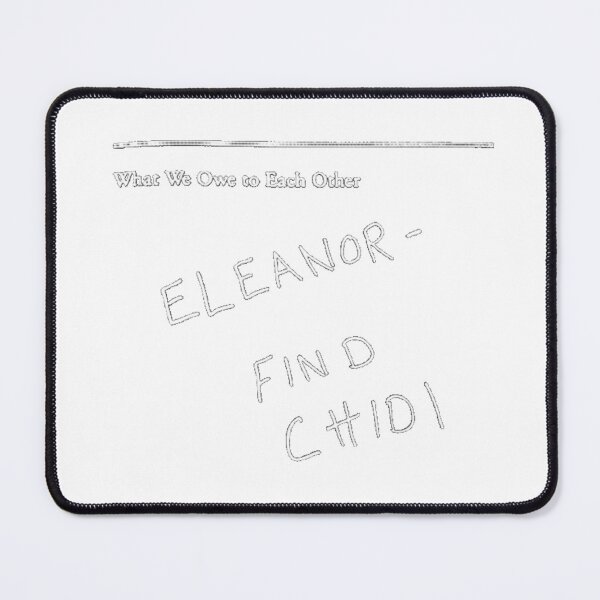 Item preview, What We Owe To Each Other. Eleanor find Chidi designed and sold by Jennifer Adair.