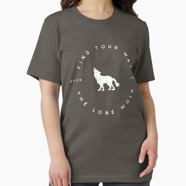 Item preview, The Lone Wolf. Find Your Way. Born Free. designed and sold by Kiwi Queen.