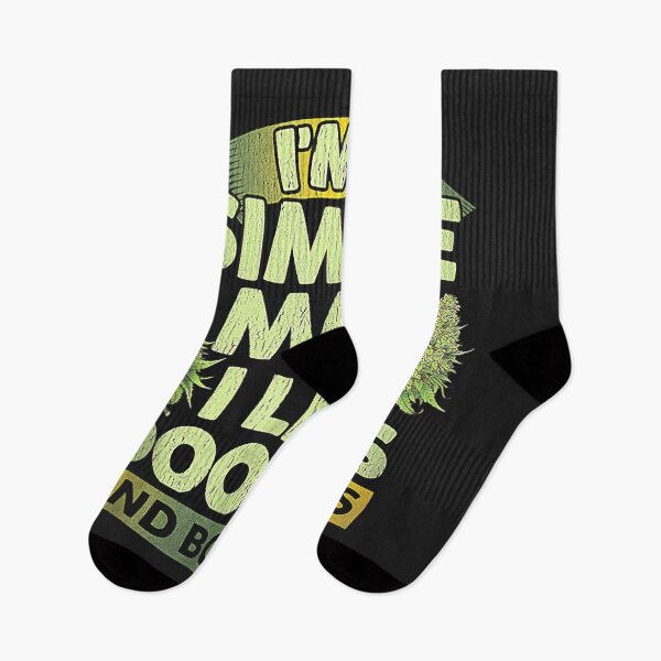 Item preview, I'm A Simple Man I Like Doobies And BooBies Weed Cannabis designed and sold by DahlilaJo.