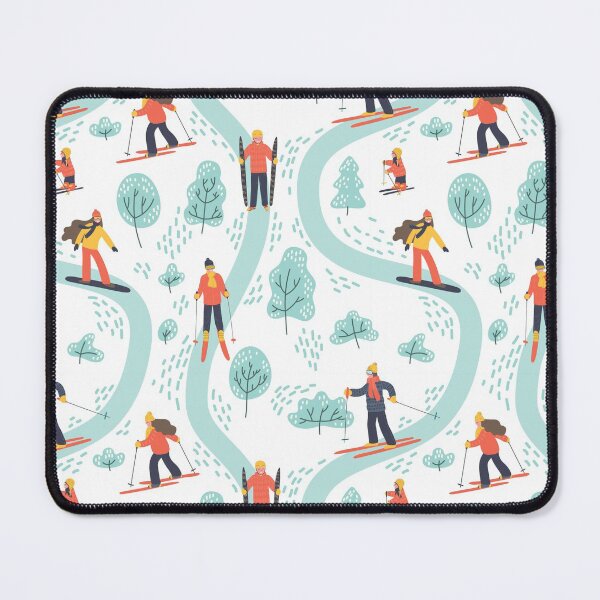 Item preview, Hand Drawn Skiers Winter Season designed and sold by SisileeGift.